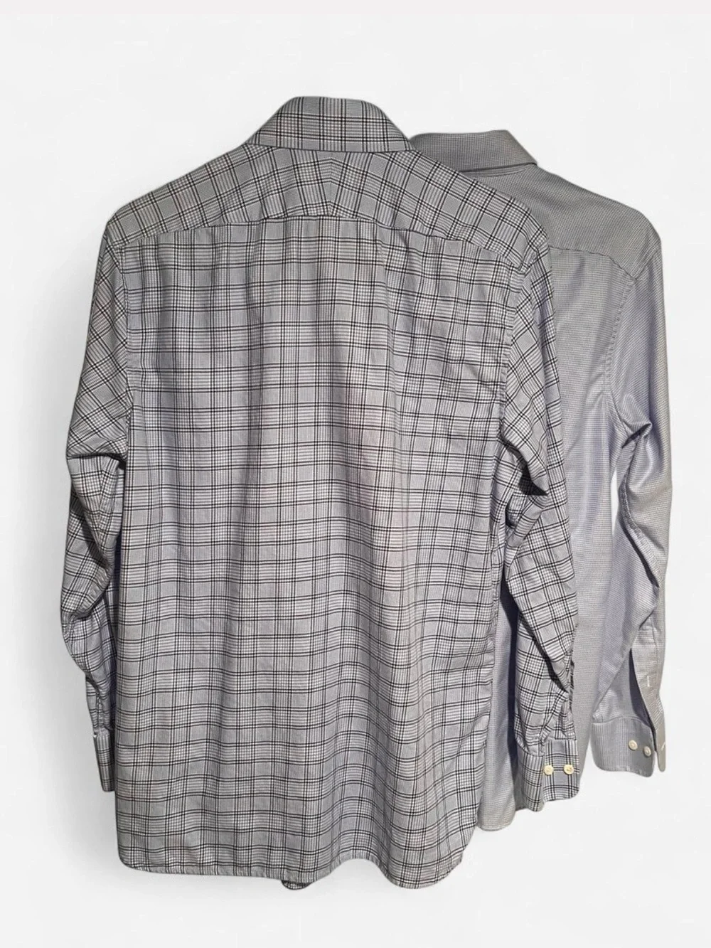 Banana Republic Light Blue Solid and Checked Dress Shirts
